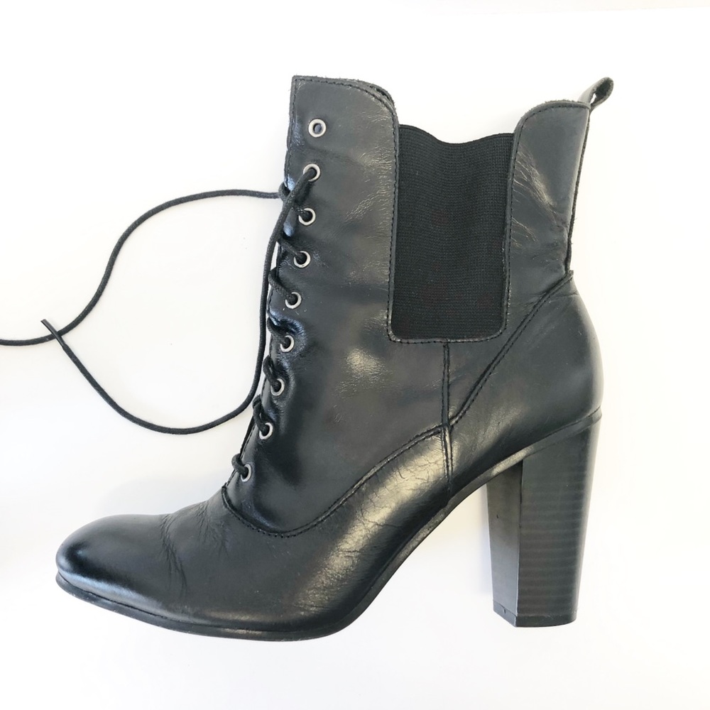 Liz Claiborne Heeled Combat Style Boots